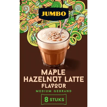 Jumbo Oploskoffie Maple Hazelnut Latte 8 Stuks