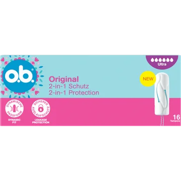 O.B. Original Dynamic Fit Ultra Tampons 16 Stuks