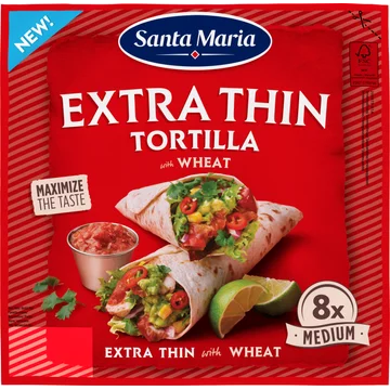 Santa Maria Tortilla Thin Wheat 244 g