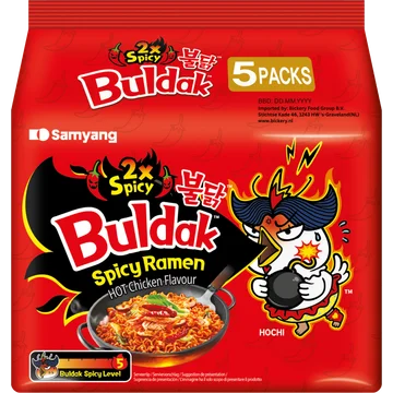 Samyang Buldak Noedels Spicy Ramen 5 x 140 g