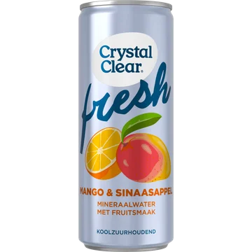 Crystal Clear Fresh Mango Sinaasappel 250ML