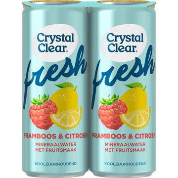 Crystal Clear Framboos Citroen 4 x 250ML