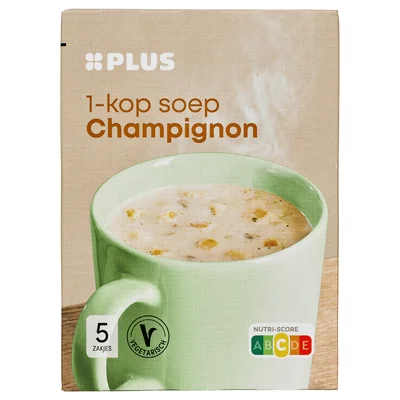 PLUS 1 kops soep champignon