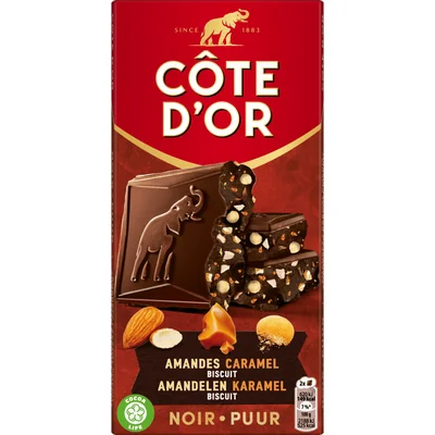 Côte d'Or Tablet puur amandel karamel