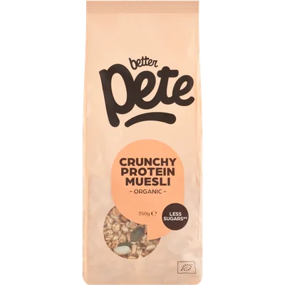 Better Pete Crunchy protein muesli