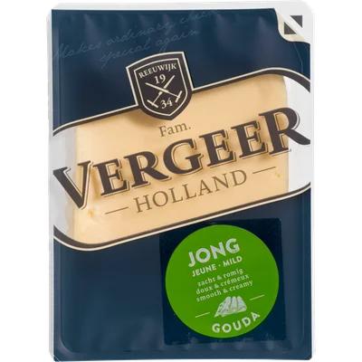 Vergeer Gouda kaas jong 48+ 25 plakken