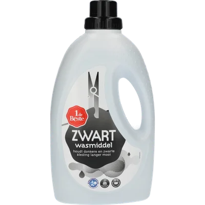 1 de Beste Vloeibaar wasmiddel zwart 27 wasbeurten