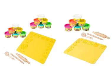 roba x Play-Doh Speelset - inclusief klei en houten gereedschap