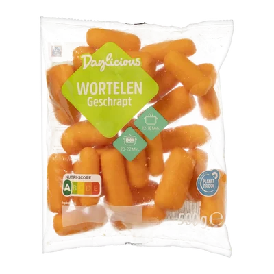 Daylicious Geschrapte wortelen