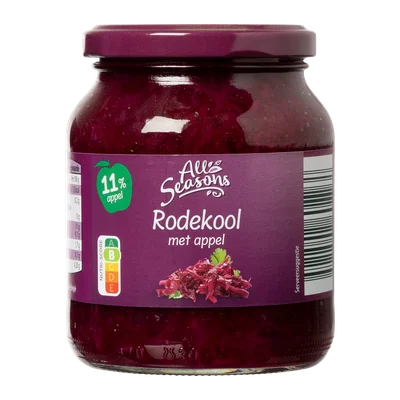 All Seasons Rode kool met appel