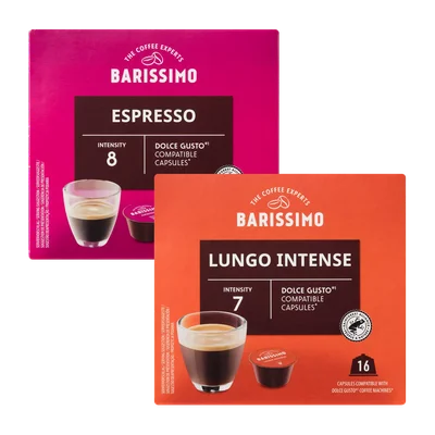 Barissimo Dolce Gusto compatible cups lungo intense of espresso