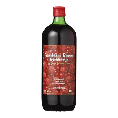 Frambozen-bessen-vruchtenwijn