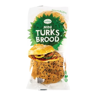 De Afbakker Mini-Turks brood
