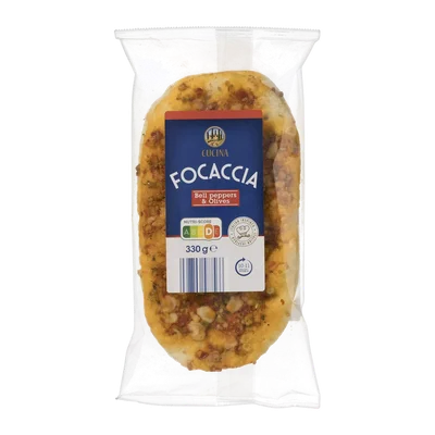 Cucina Foccacia paprika-olijf