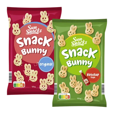 Niet verkrijgbaar SUN SNACKS Snack bunny chips