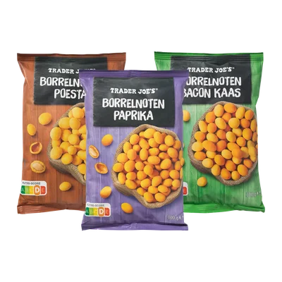 Trader Joe'S Borrelnoten Bacon-kaas, poesta of paprika