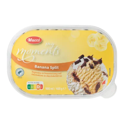 Mucci Bananensplit roomijs