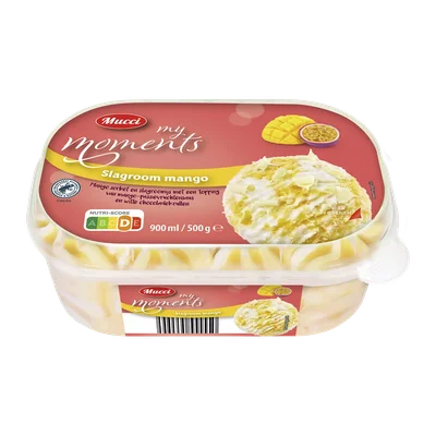 Mucci Slagroomijs mango