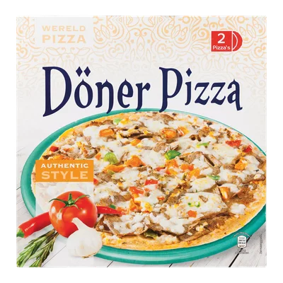 Wereldpizza Döner pizza's