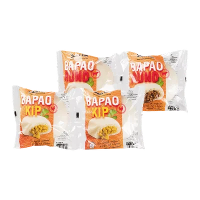 Snack Fan 2-pack bapao rund of kip