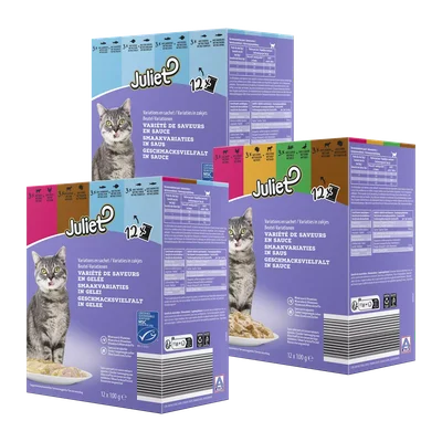Juliet Premium kattenvoeding 12-pack