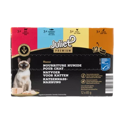 Juliet 12-pack natvoer voor katten