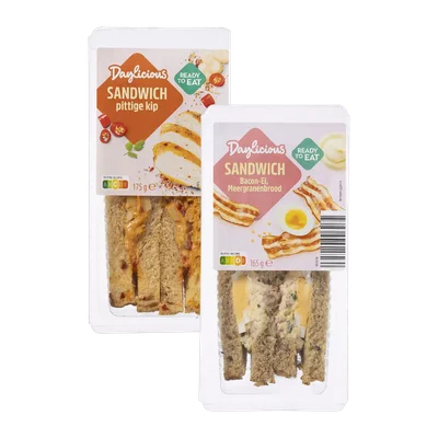 Daylicious Sandwich bacon-ei of spicy chicken