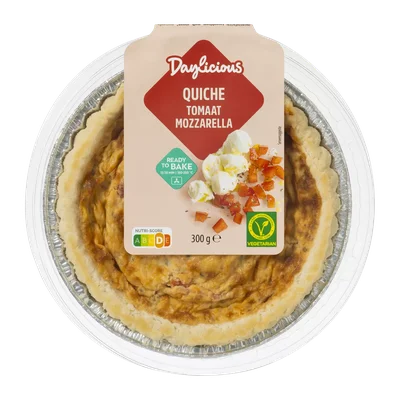 Daylicious Verse quiche tomaat & mozzarella
