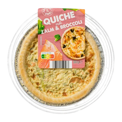 Lekker & Snel Verse quiche zalm-broccoli