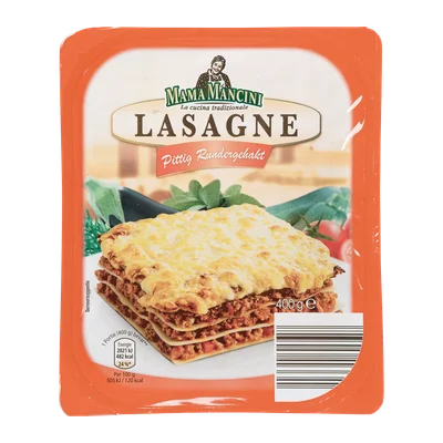 Mama Mancini Lasagne pittig rundergehakt