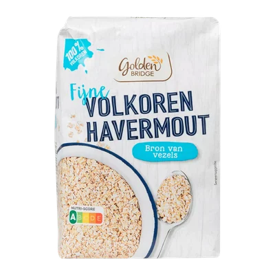 Golden Bridge Fijne volkoren havermout