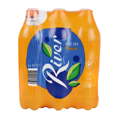 River 6-pack ice tea peach