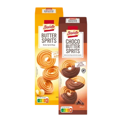 Biscotto Roomboter spritsen