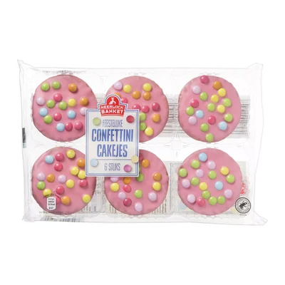 Heerlijck Banket Confettini cakejes