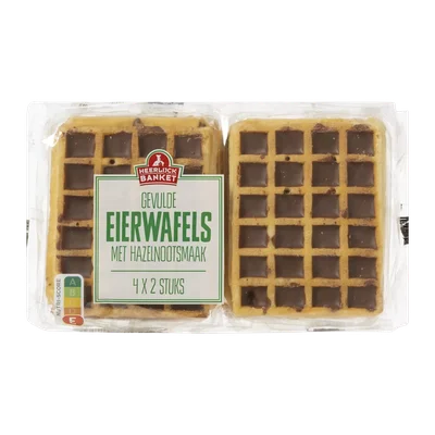 Heerlijck Banket Eierwafels hazelnootsmaak