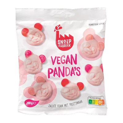 Snoepfabriek Vegan panda's
