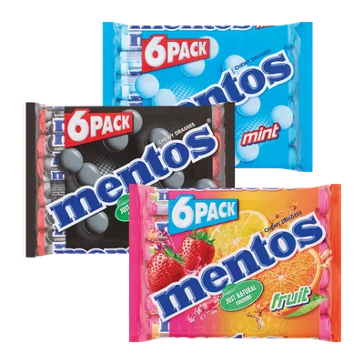 Mentos 6-pack kauwdragees