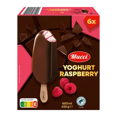 Mucci Yoghurt framboos ijs