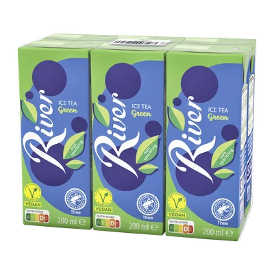 River 6-pack ice tea green