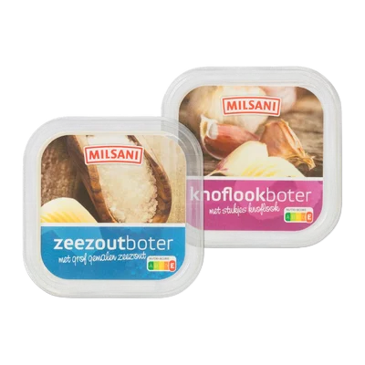 Milsani Zeezout- of knoflookboter