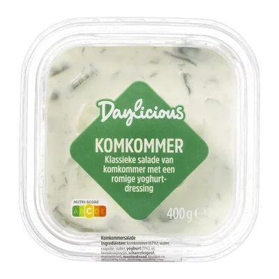 Aanbieding van 11.05 DAYLICIOUS Komkommersalade
