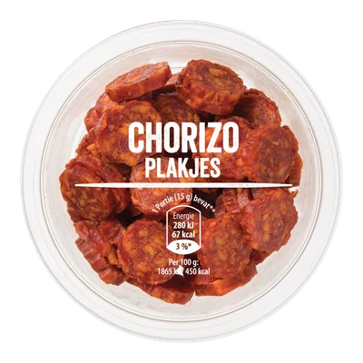 Chorizo plakjes
