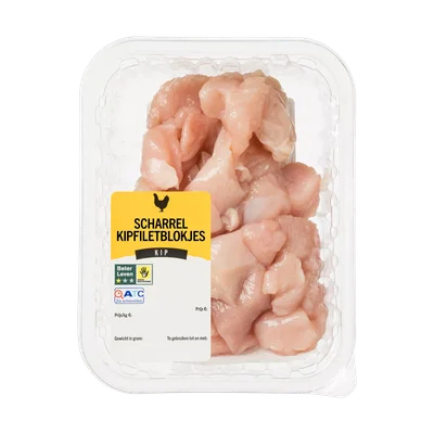 Scharrelkipfiletblokjes