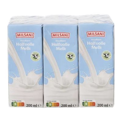 Milsani 6-pack houdbare halfvolle melk