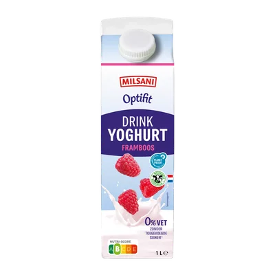 Milsani Magere drinkyoghurt framboos