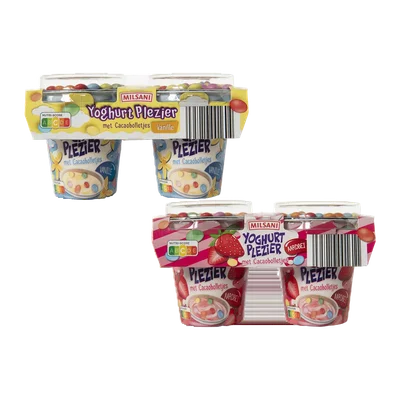 Milsani Yoghurtplezier met cacaobolletjes