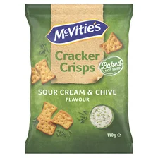 McVitie's cracker crisps sour cream & chive