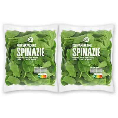AH Spinazie kleinverpakking 2-pack
