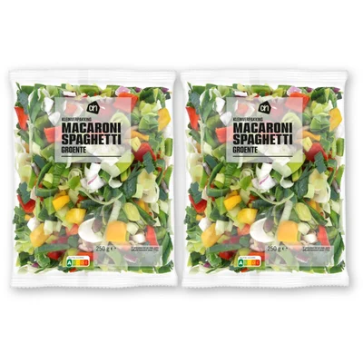 AH Macaroni spaghetti groente klein 2-pack