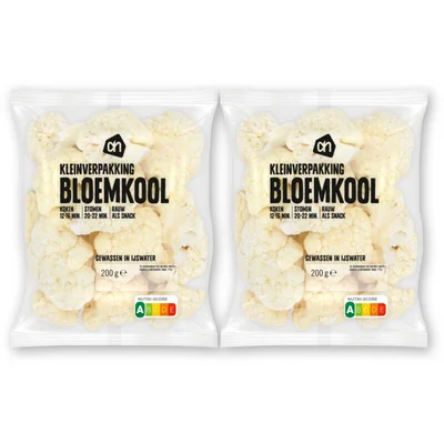 AH Bloemkoolroosjes kleinverpakking 2-pack